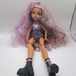 Monster High Clawdeen Wolf Doll Purple Outfit Combats  Mattel HHK52 Monster Ball